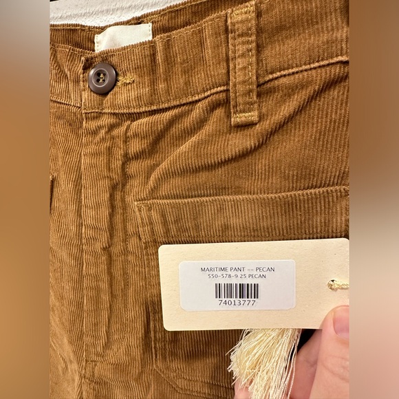 DÔEN BNWT Maritime Pant in Pecan Corduroy - US 25 - Picture 7 of 13